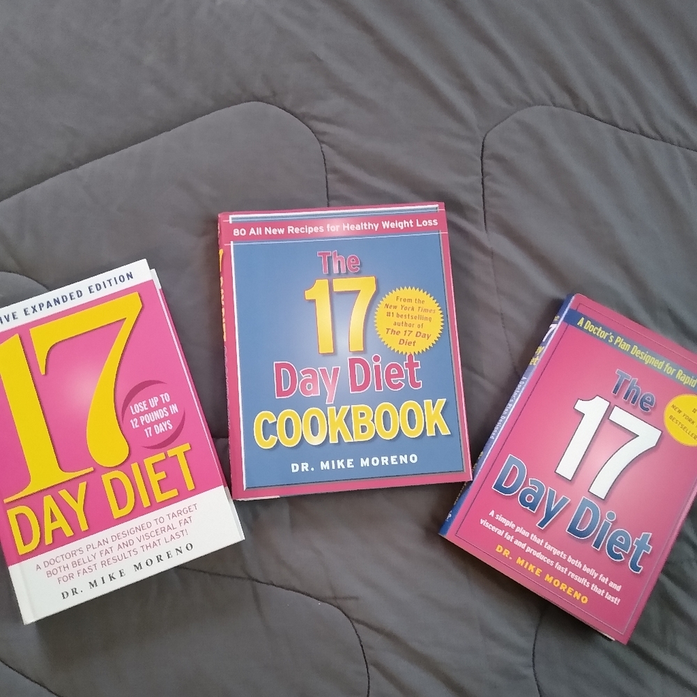 17 day diet book set